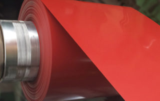 color coated steel coil incision
